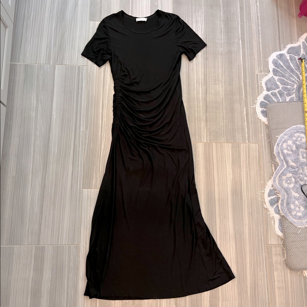 ALC Black Cotton Maxi Dress Large